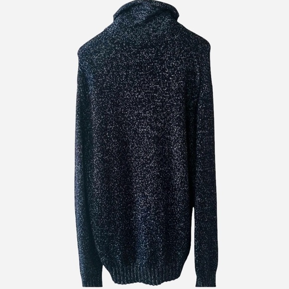 ROOTS OVERSIZED  SHAWL COLLAR  KNIT SWEATER WITH  1/4 BUTTON FRONT MENS SZ XL - Picture 8 of 10